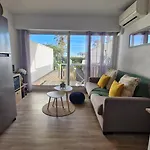 Résidence Les Goelettes Avec Terrasse - Clim - Wifi - Parking - Piscine - Front De Appartement