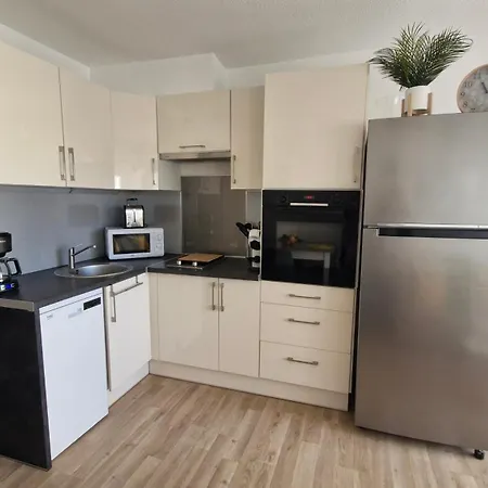 Appartement Résidence Les Goelettes Avec Terrasse - Clim - Wifi - Parking - Piscine - Front De