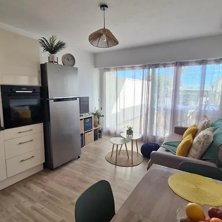 Le Cosy Les Goelettes Avec Terrasse - Clim - Wifi - Parking - Piscine - Front De - 2 Velos A Disposition