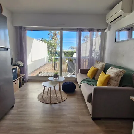 Les Goelettes Avec Terrasse - Clim - Wifi - Parking - Piscine - Front De Apartment