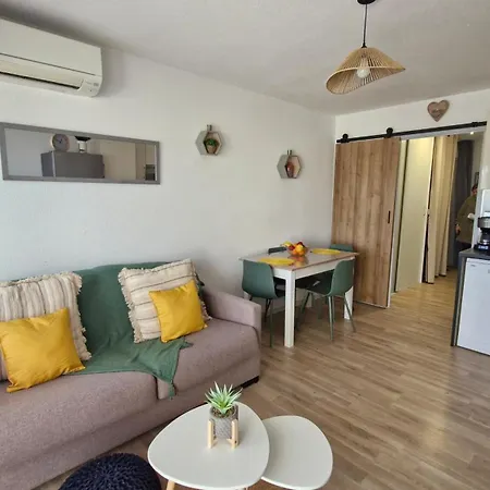 Les Goelettes Avec Terrasse - Clim - Wifi - Parking - Piscine - Front De Saint-Cyprien (Pyrenees-Orientales)